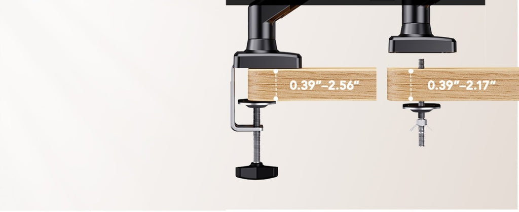 Uchwyt monitora do 2 monitorów (13'-32'), obrotowy o 360°, VESA 75 i 100