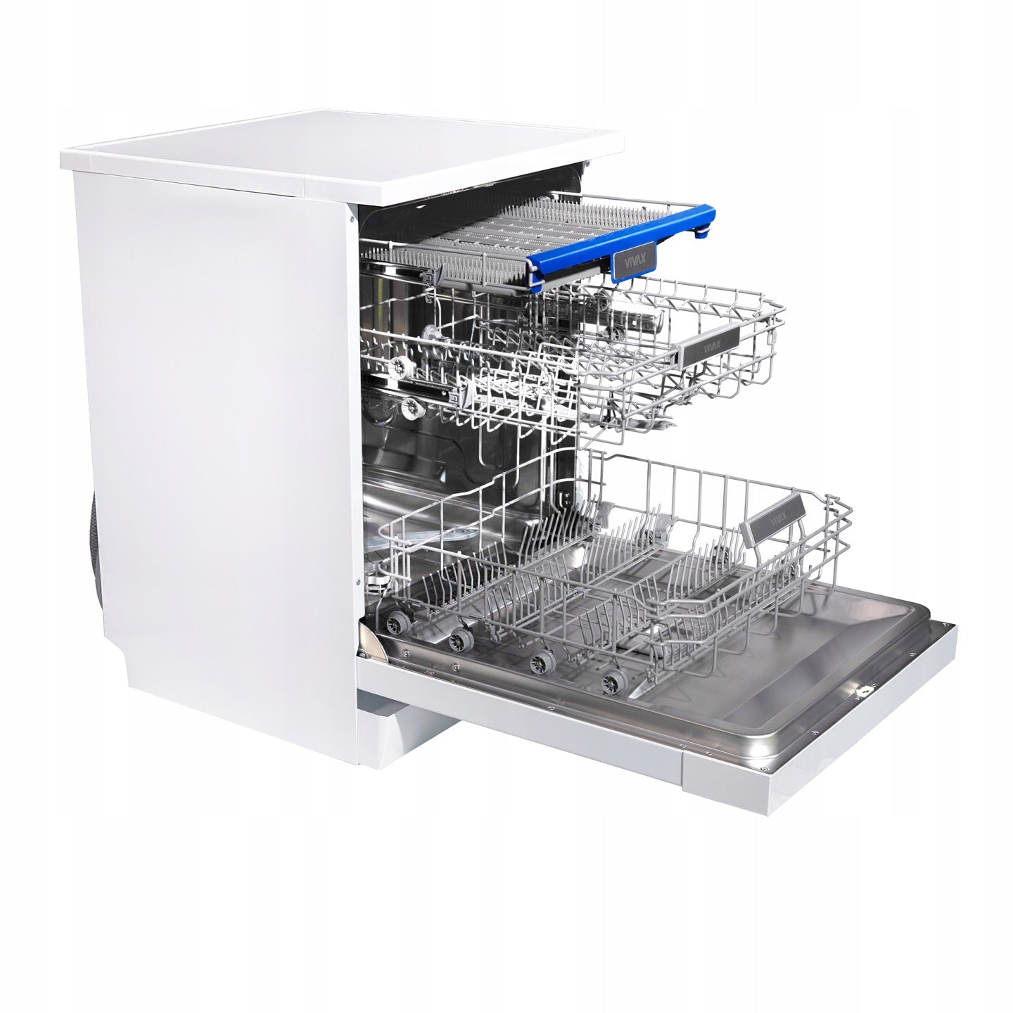 Zmywarka Wolnostojąca Vivax DW-601473C Biała 60cm Trzeci Kosz 14kp 2+3 lata