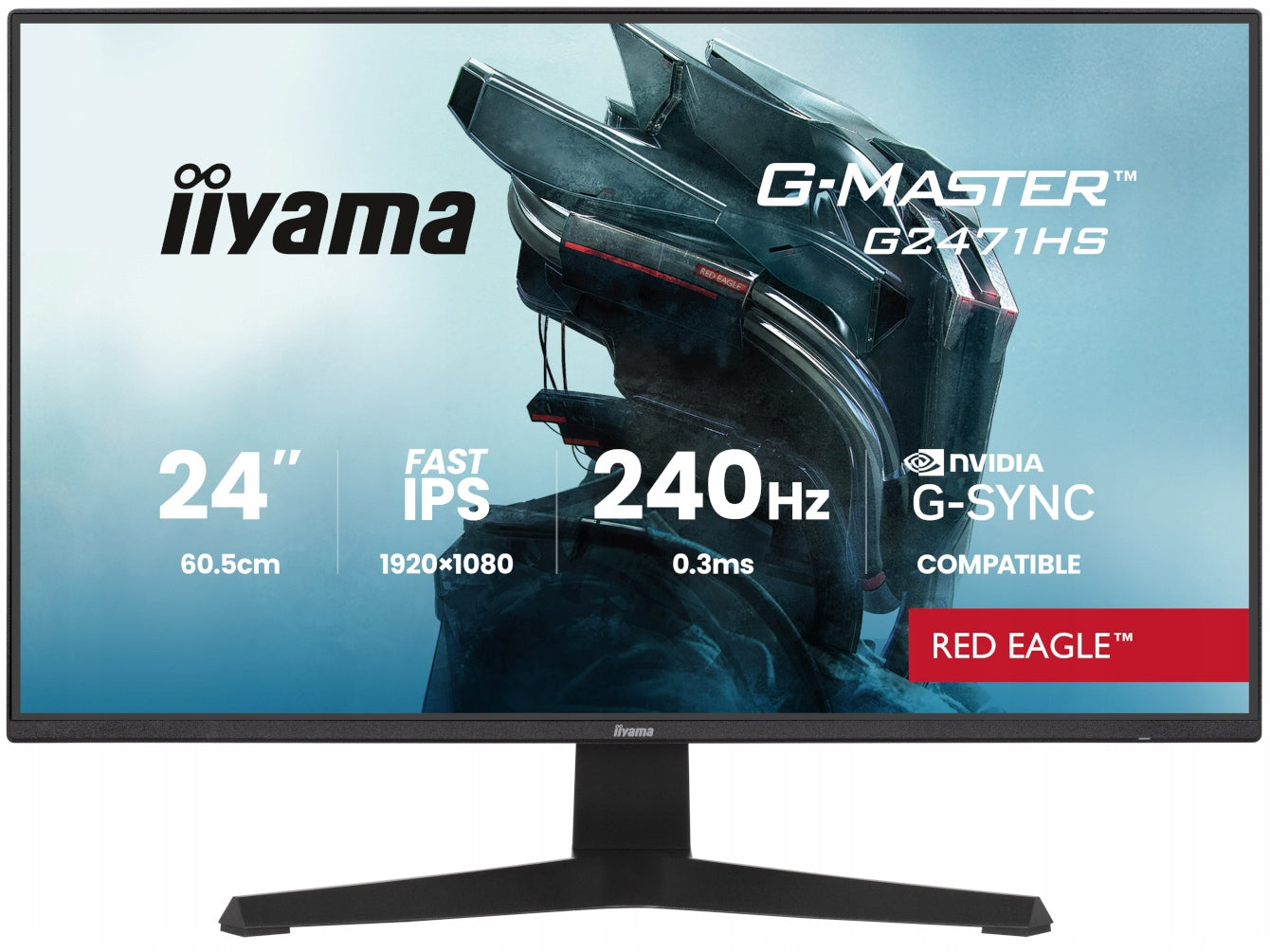 iiyama Monitor iiyama G-Master GB3272QSU-B1 Red Eagle - 180Hz QHD Fast IPS 31.5