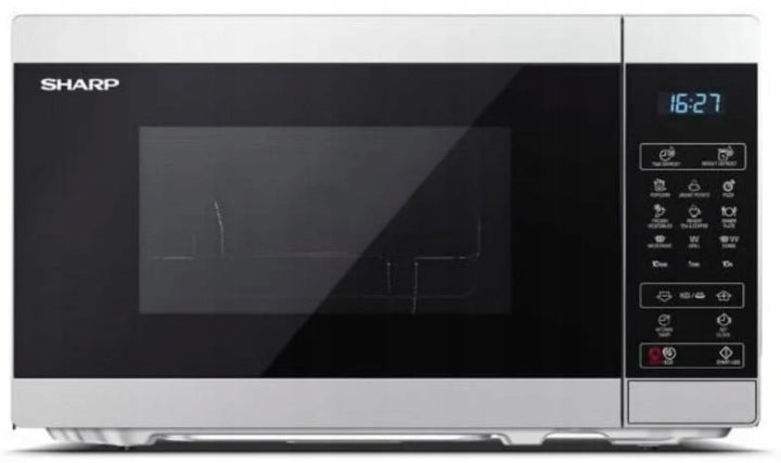 KUCHENKA MIKROFALOWA SHARP MIKROFALÓWKA YC-MG02E SREBRNA 800W 20L