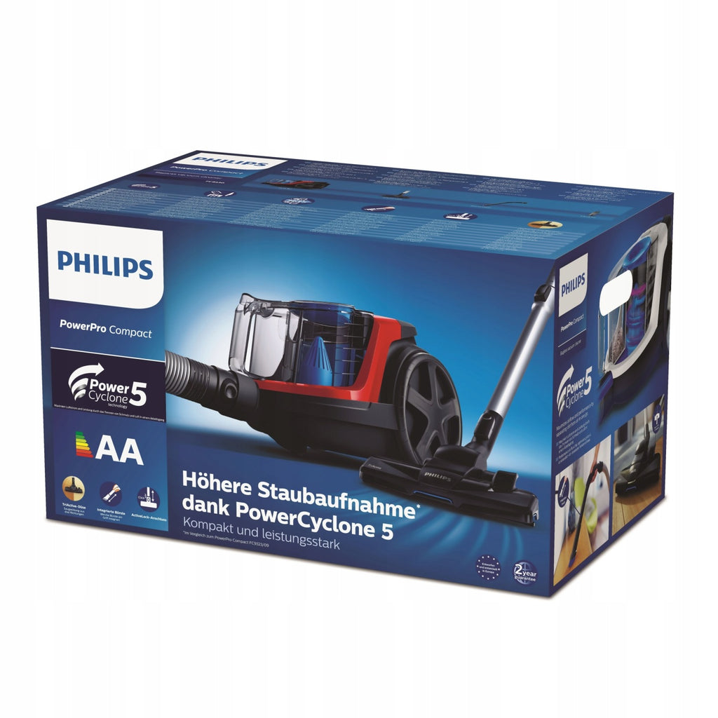 Odkurzacz bezworkowy 900W Philips PowerPro Compact Seria 3000 FC9330/09