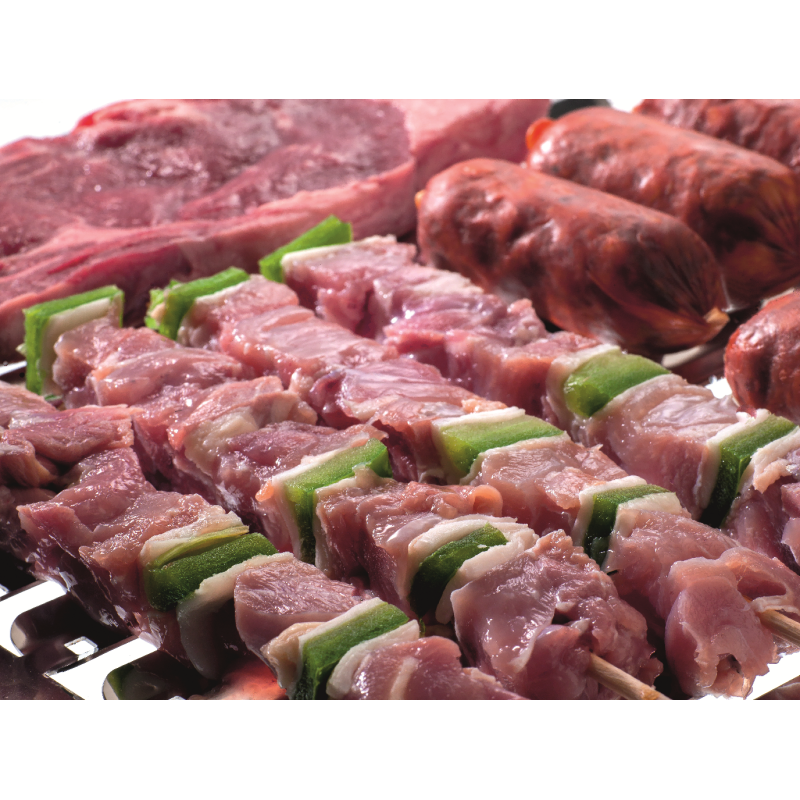 Grill ze stali nierdzewnej, idealny do mięsa, abrasame