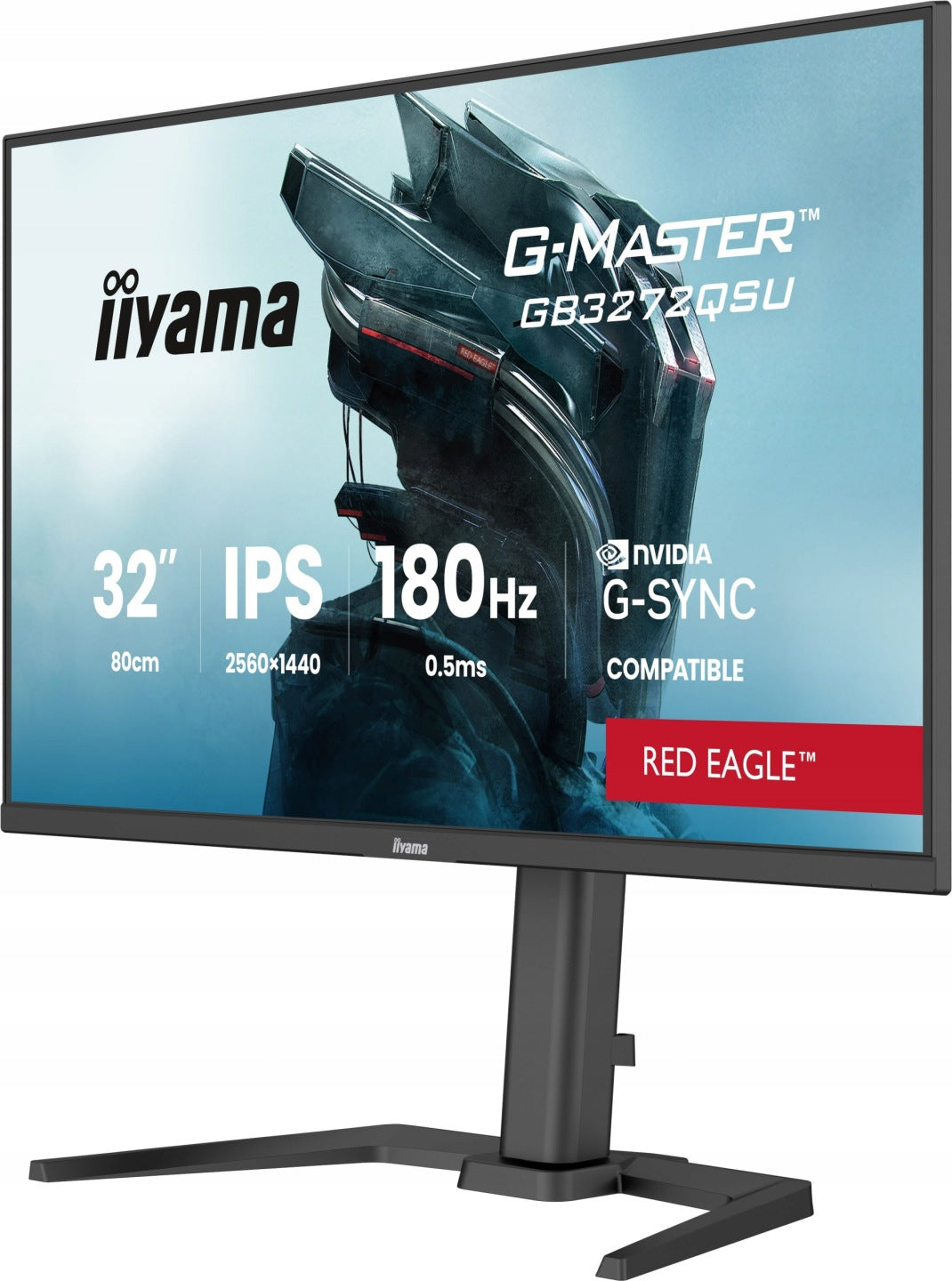 iiyama Monitor iiyama G-Master GB3272QSU-B1 Red Eagle - 180Hz QHD Fast IPS 31.5
