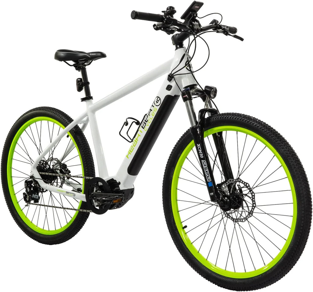 Highphoria Elektrofahrrad Erwachsene, 250W 25 km/h E-Bike mit Batterie, Starker Motor, Kettenschaltung, E-Mountainbike mit Hydraulische Federgabel Pedelec für Damen & Herren