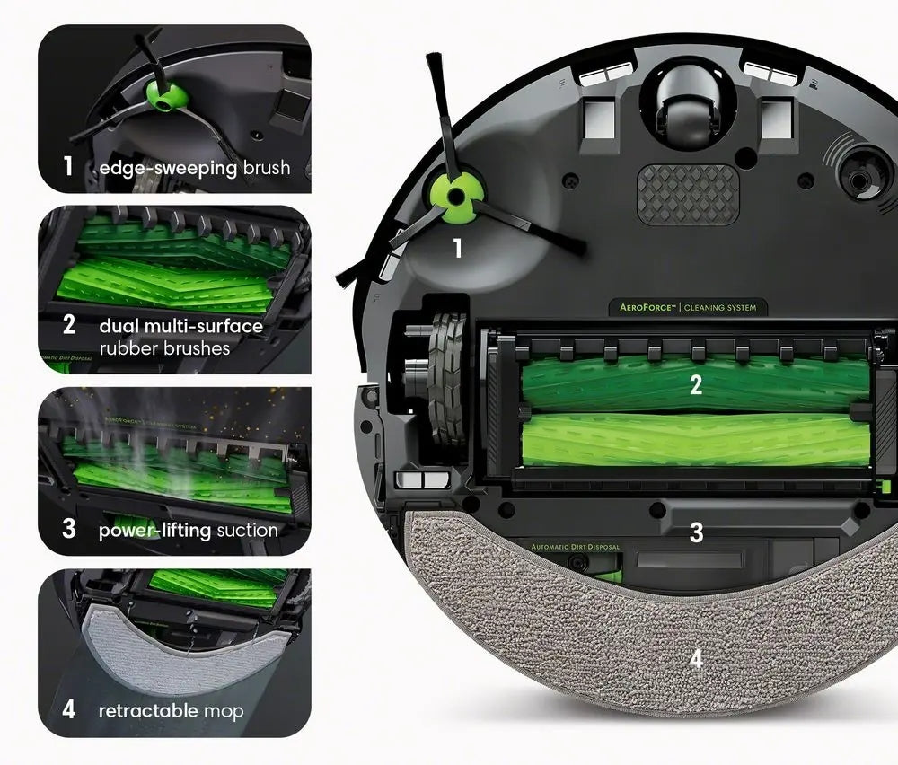 Robot sprzątający mopujący odkurzający Odkurzacz iRobot Roomba Combo j7