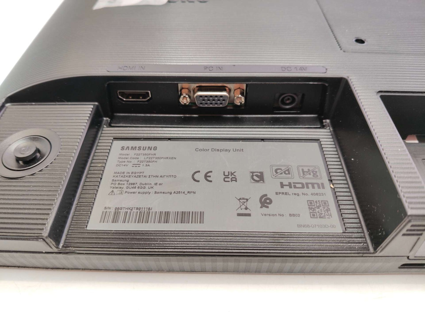 Samsung Monitor LED Samsung F24T450FQR 24  1920 x 1080 px IPS / PLS