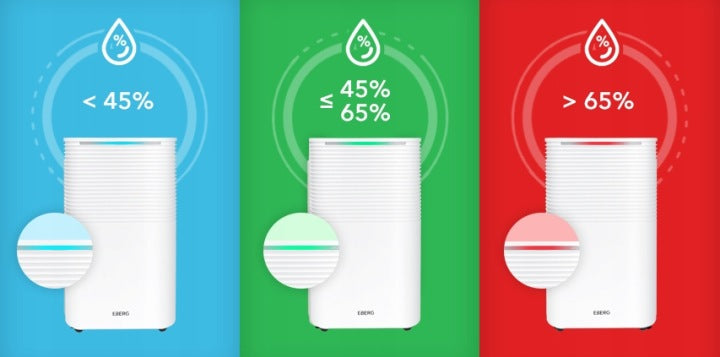 EBERG Osuszacz powietrza EBERG RICO pochłaniacz 12l/24h +WiFi +TIMER +higrostat
