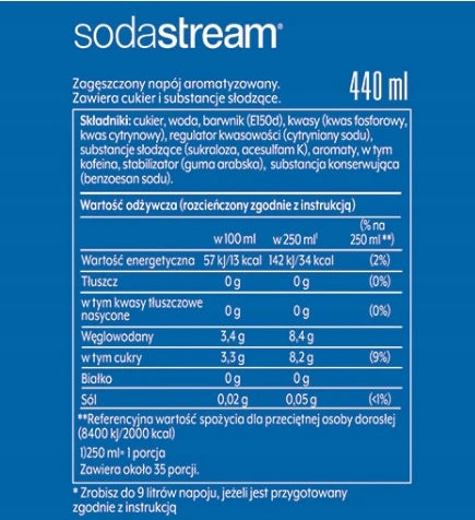 Saturator Sodastream Terra + 2 butelki + 4 syropy Pepsi 7Up Mirinda Pep Max