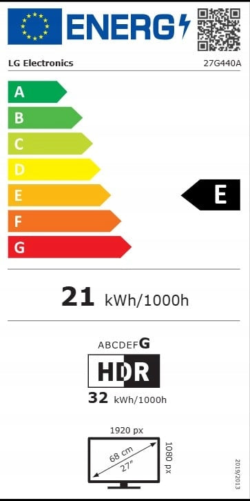 LG Monitor LG 24G411A-B 1920 x 1080 (FullHD) 120 Hz IPS