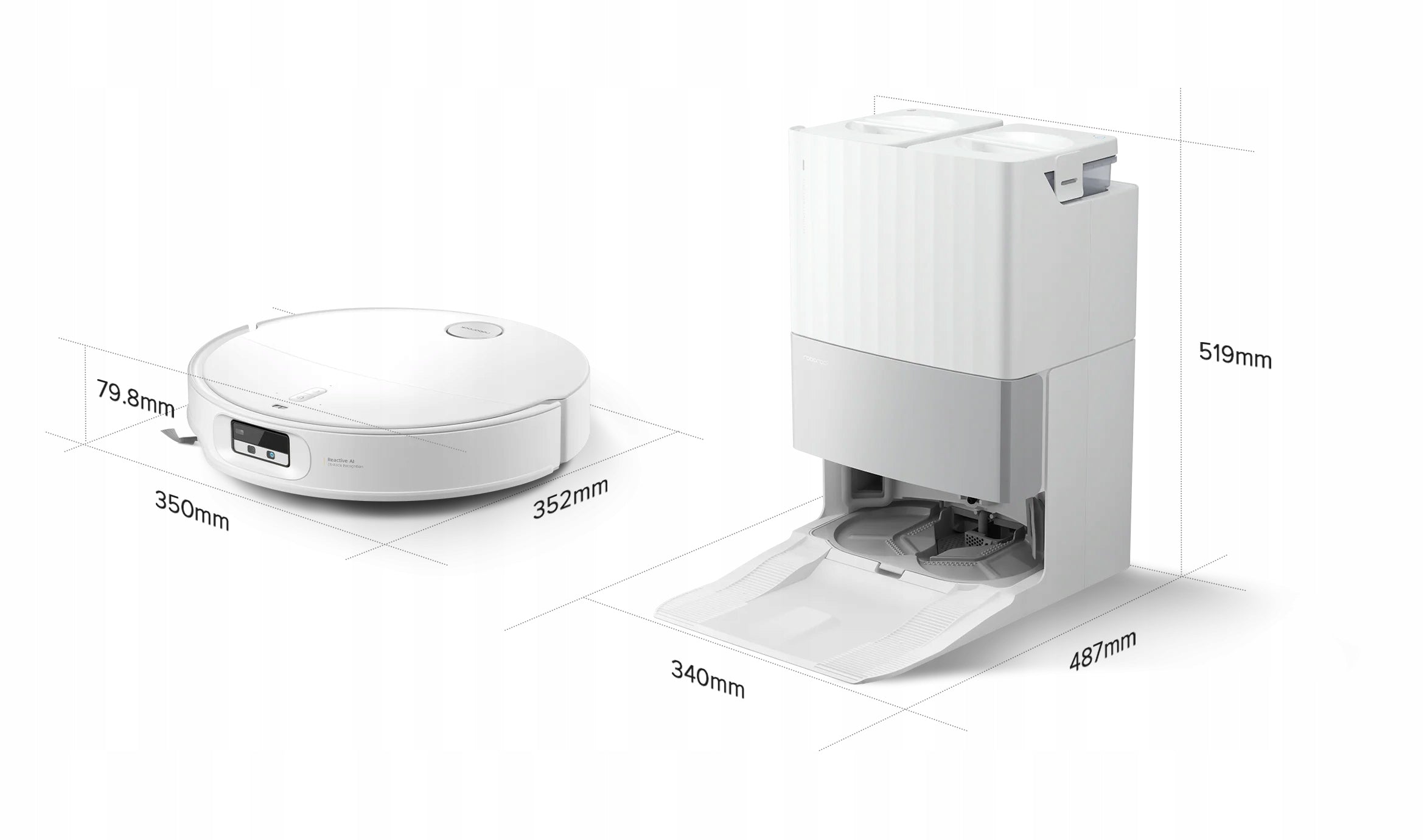 Robot sprzątający Roborock Qrevo Edge 5V1 FlexiArm Duodrive Stacja 3.0