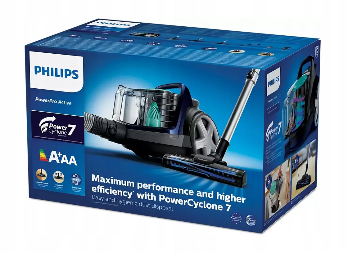ODKURZACZ BEZWORKOWY PHILIPS PowerPro Compact FC9330/09 900W