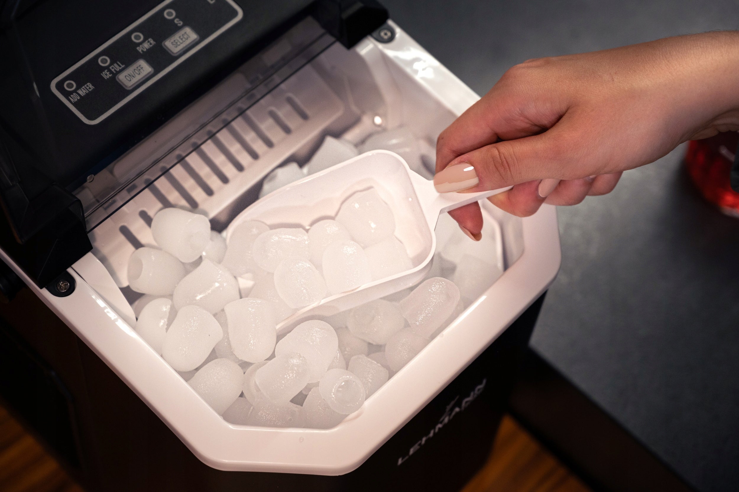 Kostkarka do lodu ICE wydajna szybka cicha maszyna do kostek 12kg +łopatka