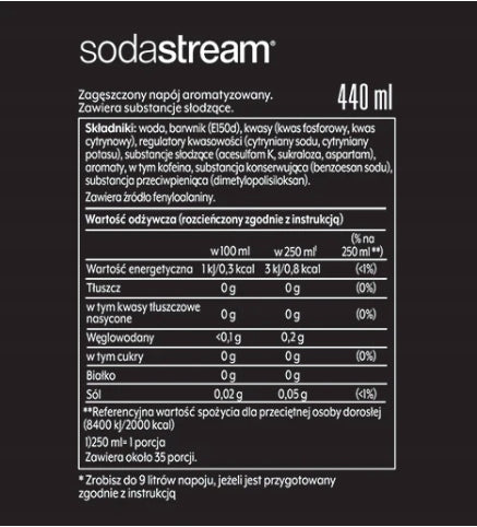 Saturator Sodastream Terra + 2 butelki + 4 syropy Pepsi 7Up Mirinda Pep Max