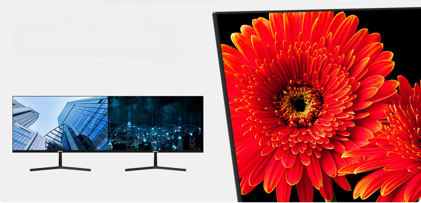 Dahua Monitor Bezramkowy LED 24 Cale Full HD DAHUA HDMI VGA 100HZ IPS Głośniki