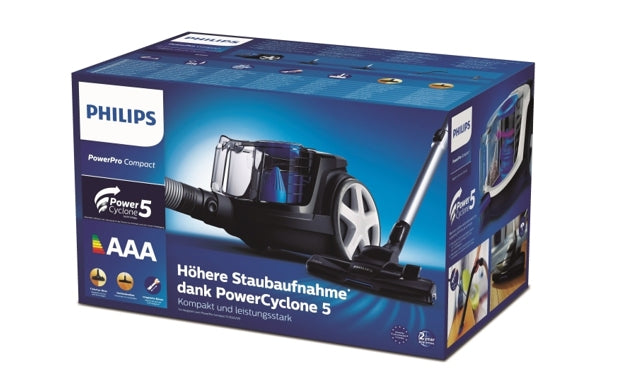 Philips Odkurzacz bezworkowy 900W Philips PowerPro Seria 3000 czarny FC9331/09