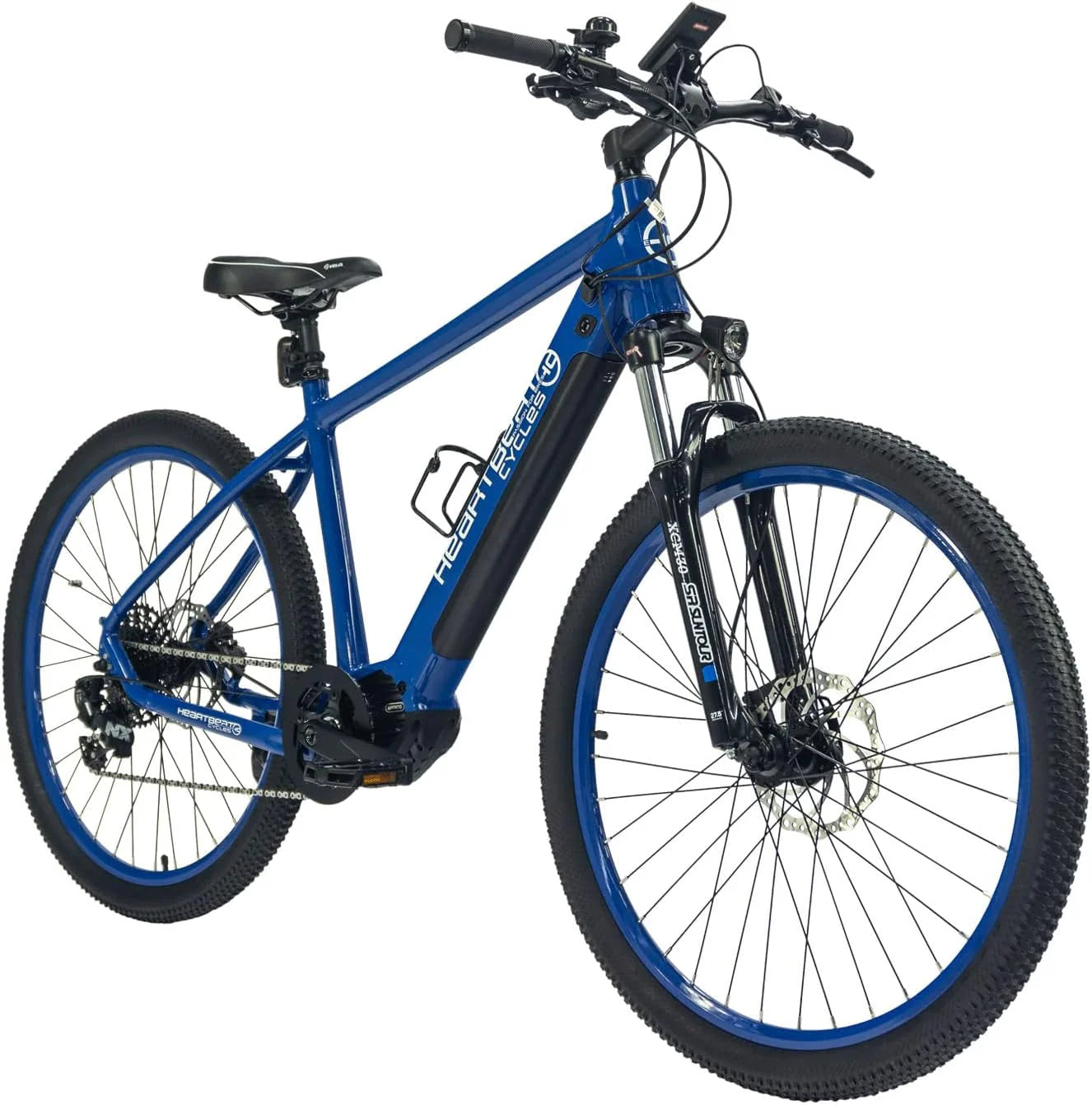 Highphoria Elektrofahrrad Erwachsene, 250W 25 km/h E-Bike mit Batterie, Starker Motor, Kettenschaltung, E-Mountainbike mit Hydraulische Federgabel Pedelec für Damen & Herren