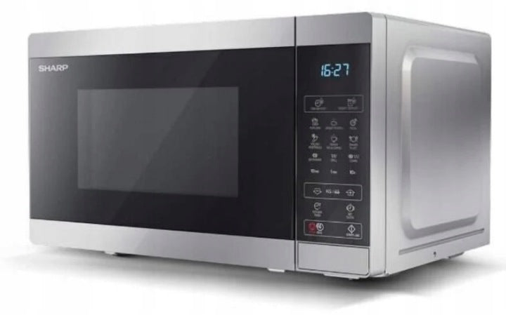 KUCHENKA MIKROFALOWA SHARP MIKROFALÓWKA YC-MG02E SREBRNA 800W 20L