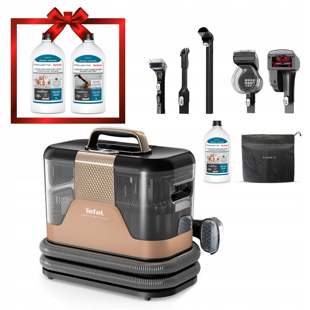 Odkurzacz piorący do tapicerki dywanów Tefal Clean It Hot&Cold IZ7021 1150W