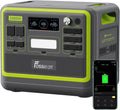 FOSSiBOT F2400 Generator solarny, 2048 Wh LiFePO4 akumulator zapasowy z wyjściami 24000 W AC (4600 W Peak)
