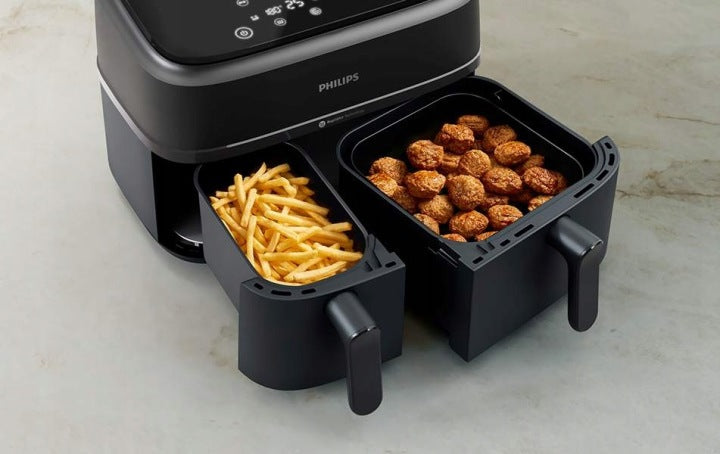 Philips Dwukomorowa frytkownica beztłuszczowa airfryer Philips Ovi 9L 2750W NA352