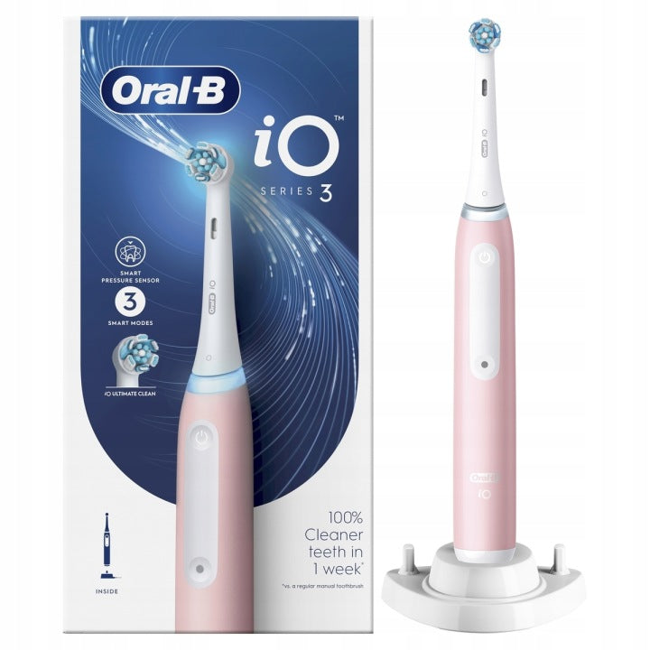 OdkryjOral B Oral-B iO3 Różowa Szczoteczka elektryczna