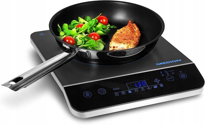 Medion MOCNA PŁYTA INDUKCYJNA KUCHENKA PRZENOŚNA 2000W TIMER 8 PROGRAMÓW