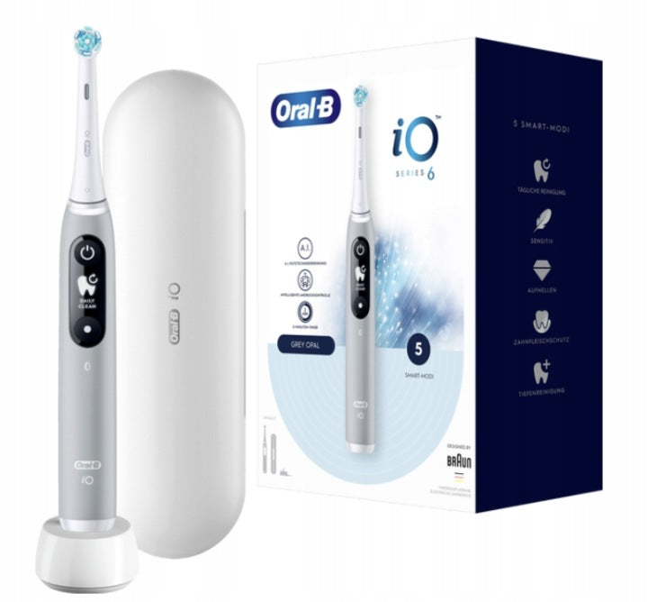 Oral-B Szczoteczka magnetyczna elektryczna Oral-B iO6 Grey Opal
