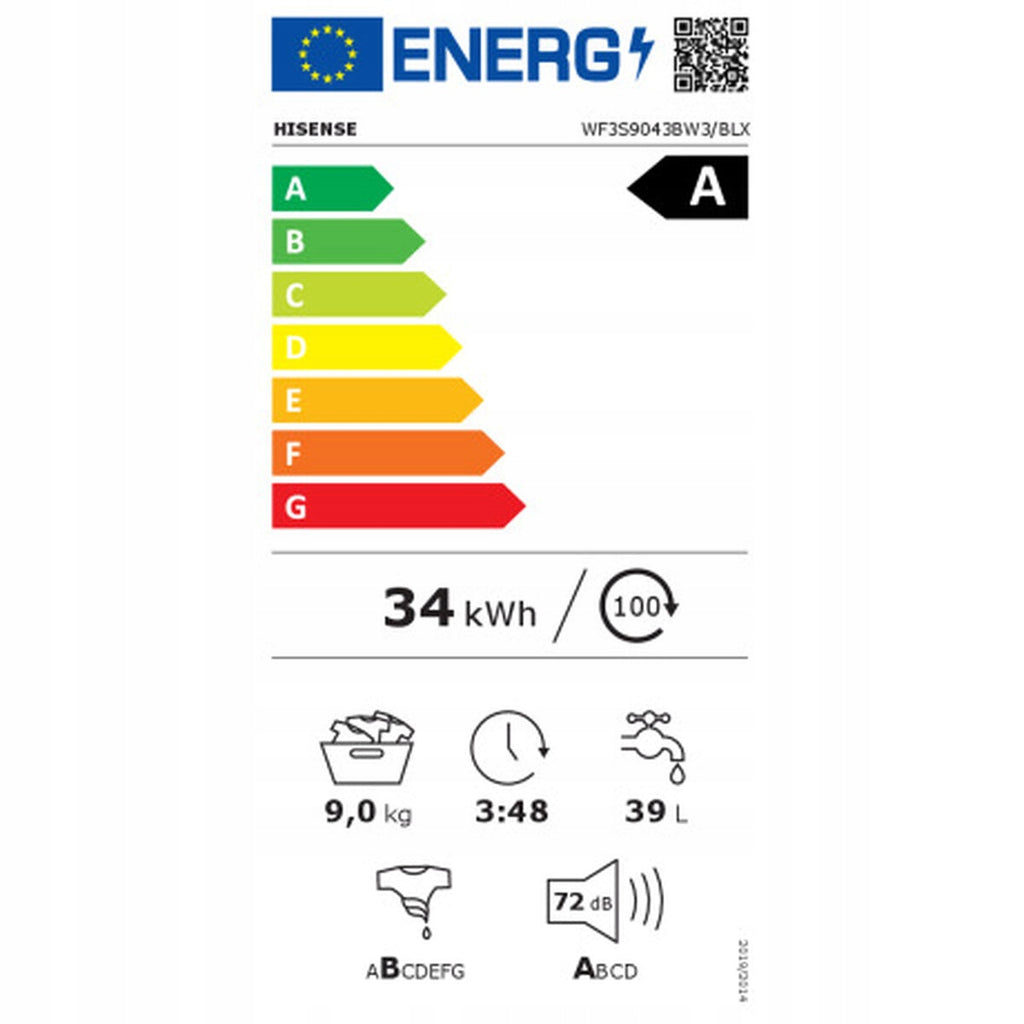 Pralka HISENSE WF5S1045BW PL 10.5kg 1400 obr