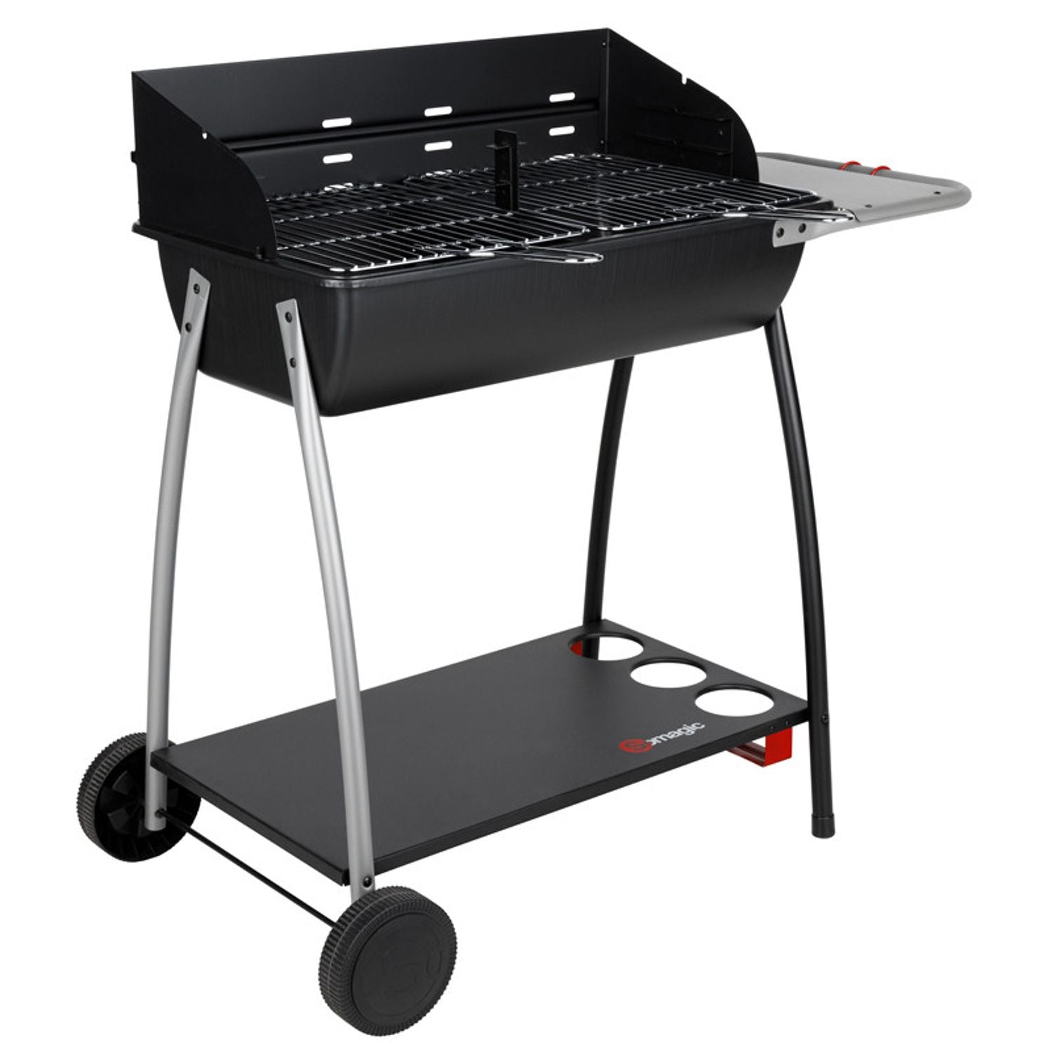 Gigantyczny grill węglowy