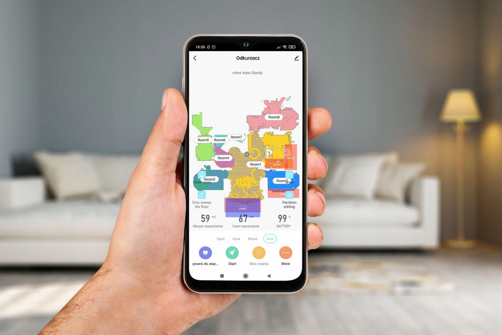 Robot sprzątający odkurzacz TEESA SMART VAC PRO