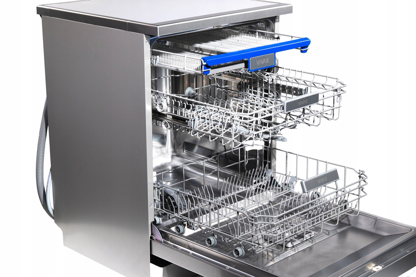 Zmywarka Wolnostojąca Vivax DW-601473C Biała 60cm Trzeci Kosz 14kp 2+3 lata