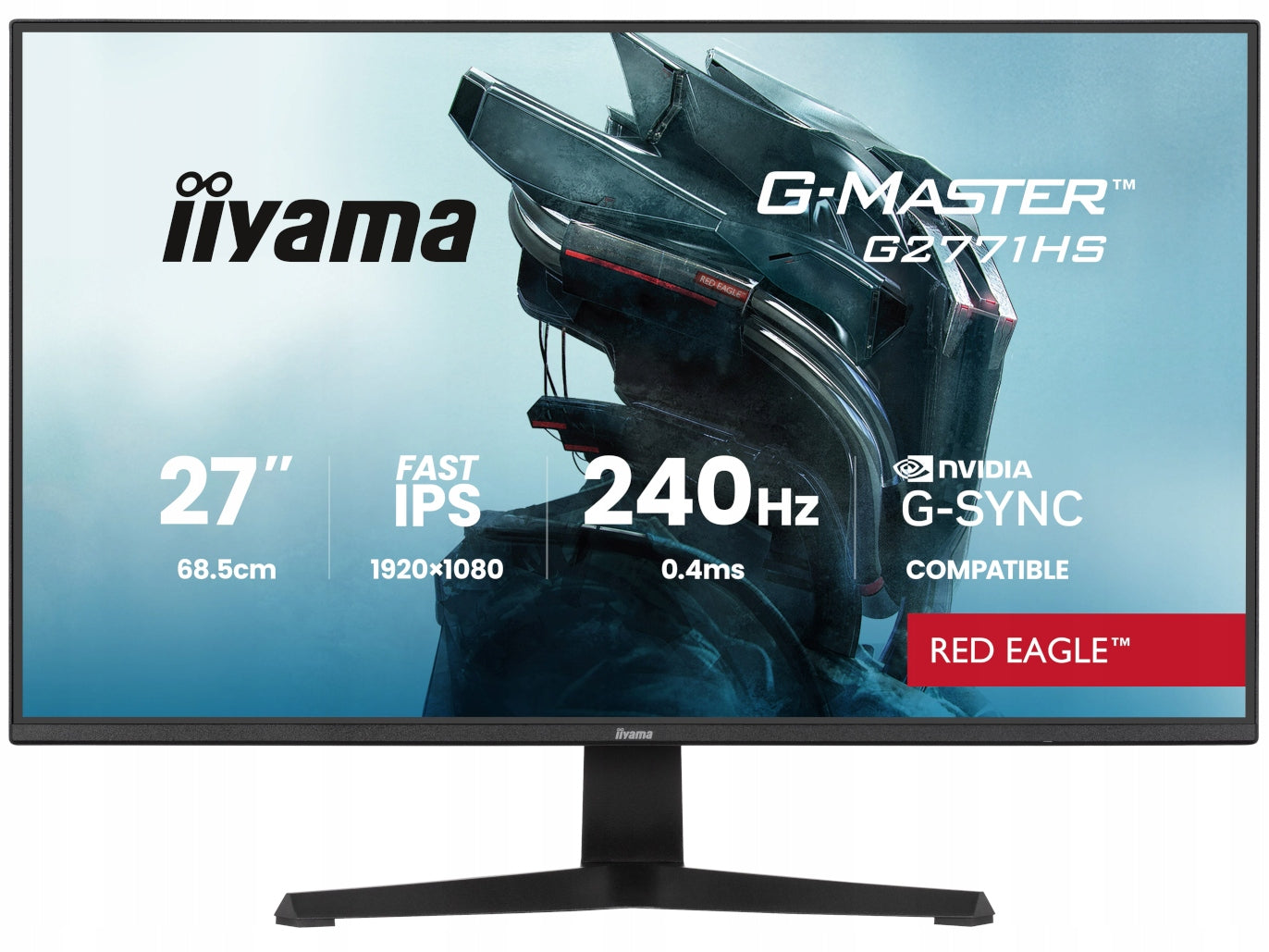 iiyama Monitor iiyama G-Master GB3272QSU-B1 Red Eagle - 180Hz QHD Fast IPS 31.5