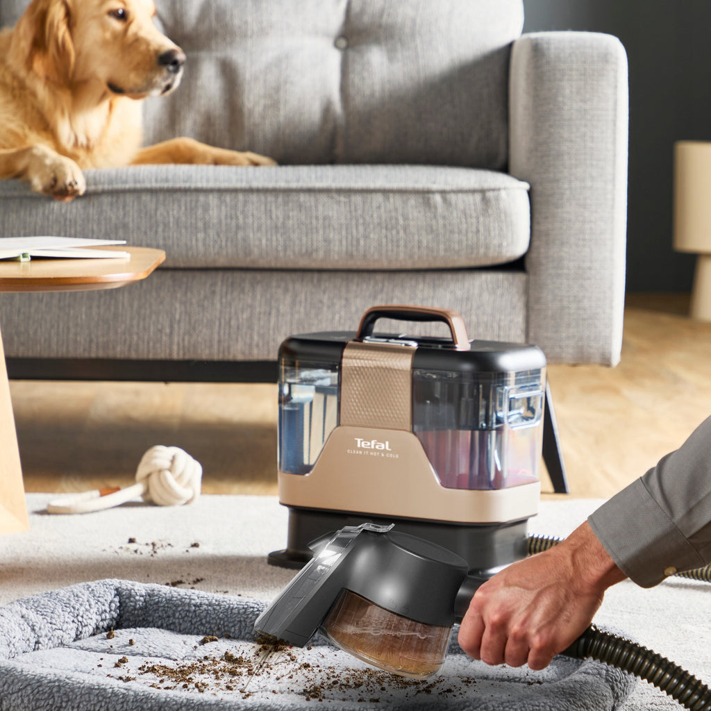 Odkurzacz piorący do tapicerki dywanów Tefal Clean It Hot&Cold IZ7021 1150W
