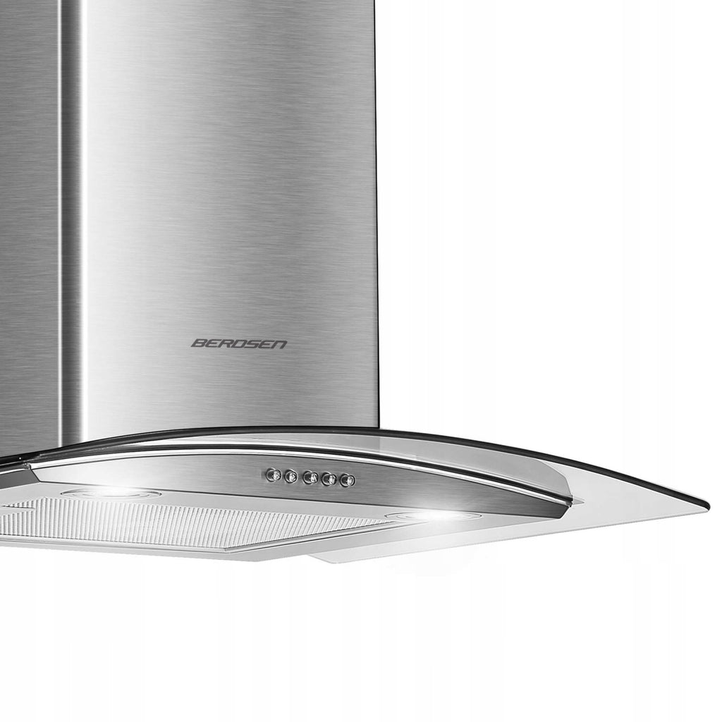 OKAP KUCHENNY 60cm KOMINOWY LED BT-202 BERDSEN