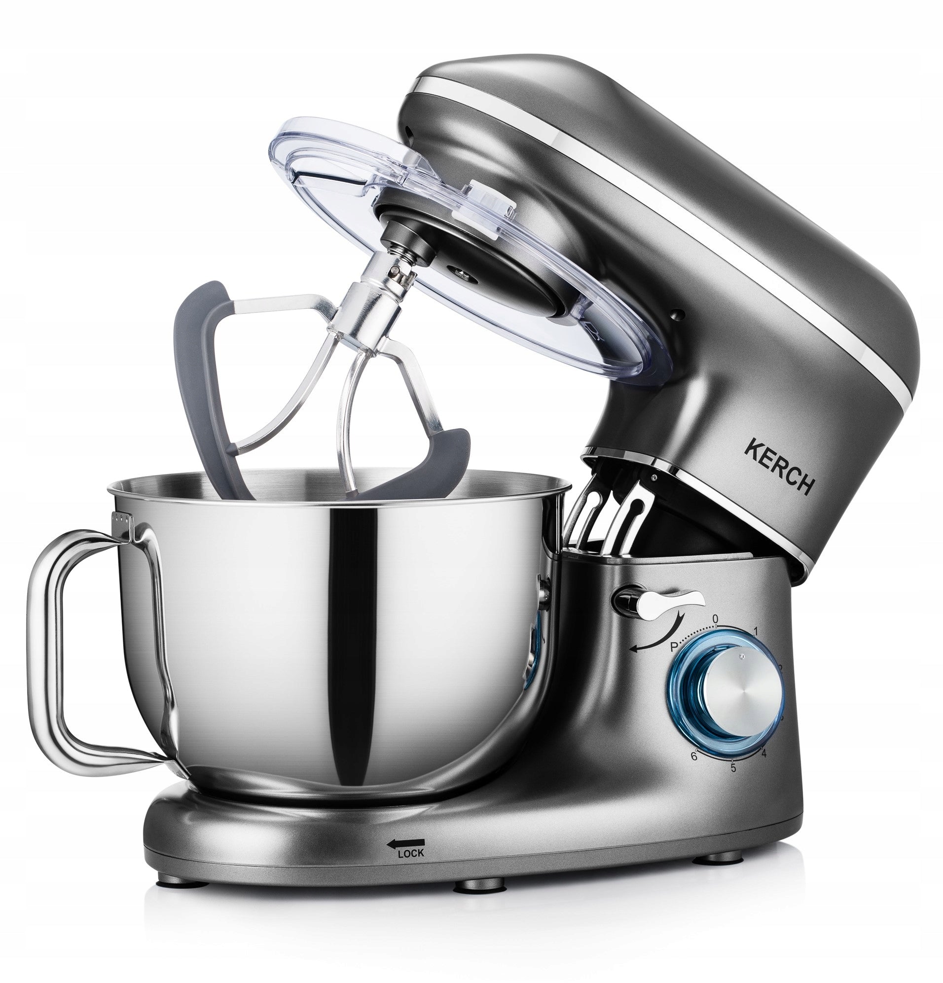 ROBOT KUCHENNY PLANETARNY MIKSER Z MISĄ KERCH MYCHEF 4000W GREY 6,2L