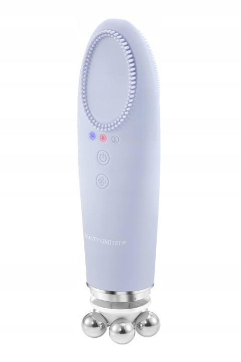 Beauty Limited Szczoteczka soniczna do twarzy 5w1 MASAŻ Kobido Ciepły Rotacja IPX5 Gray