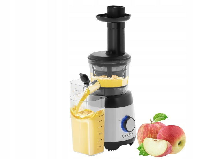 Transa Electronics WYCISKARKA WOLNOOBROTOWA DO SOKÓW OWOCÓW WARZYW JuiceWell DUŻA MOC 400W