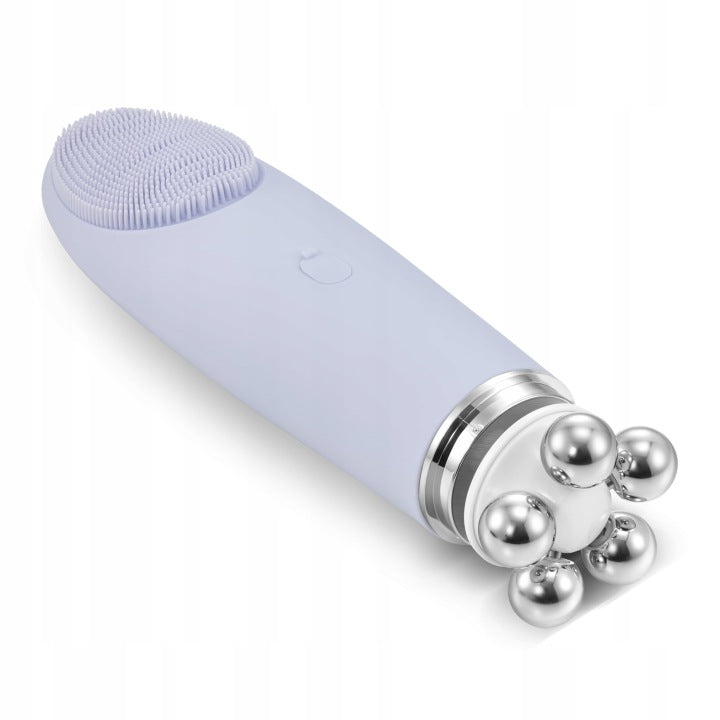 Beauty Limited Szczoteczka soniczna do twarzy 5w1 MASAŻ Kobido Ciepły Rotacja IPX5 Gray