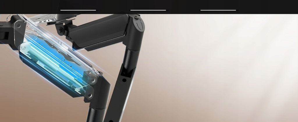 Uchwyt monitora do 2 monitorów (13'-32'), obrotowy o 360°, VESA 75 i 100