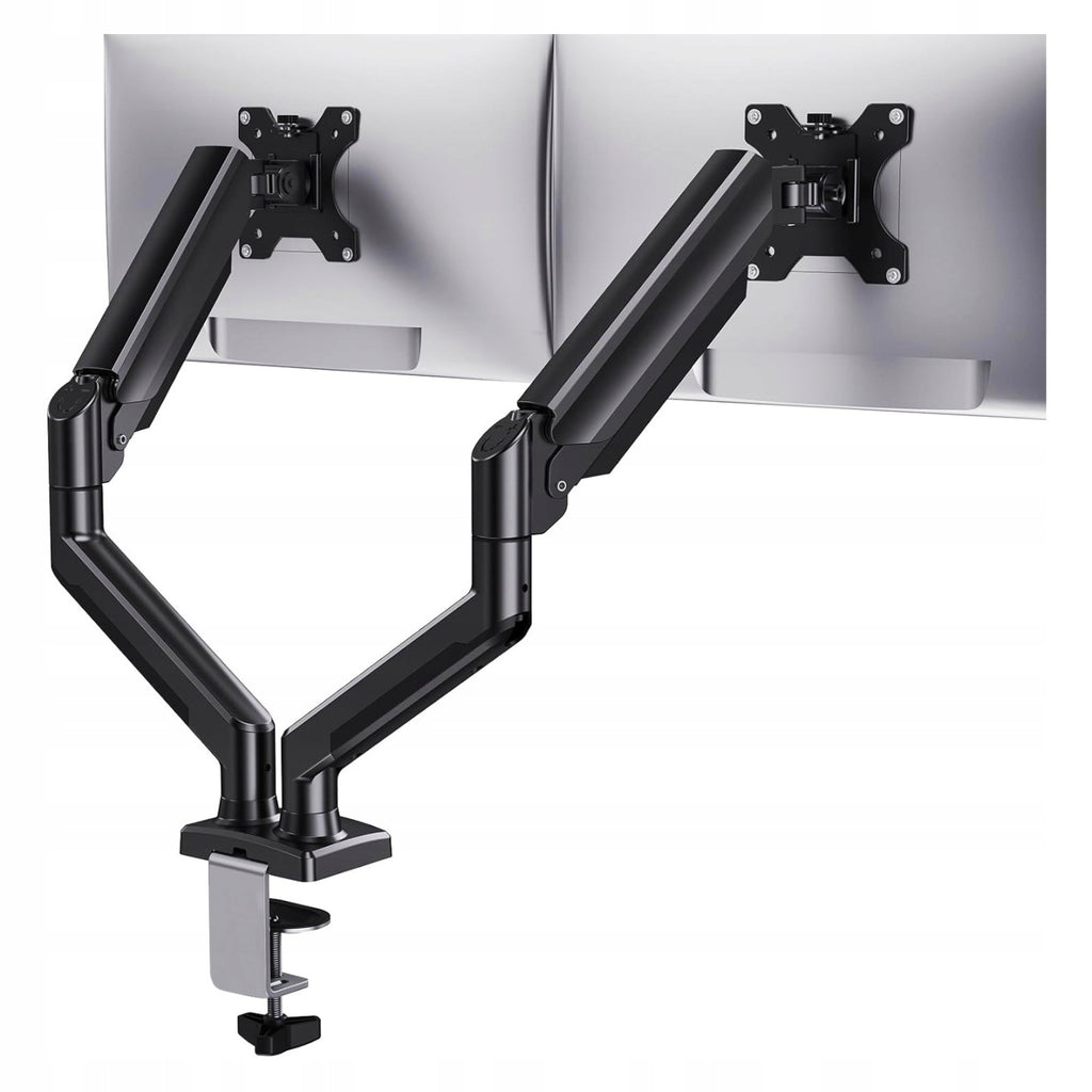 Uchwyt monitora do 2 monitorów (13'-32'), obrotowy o 360°, VESA 75 i 100