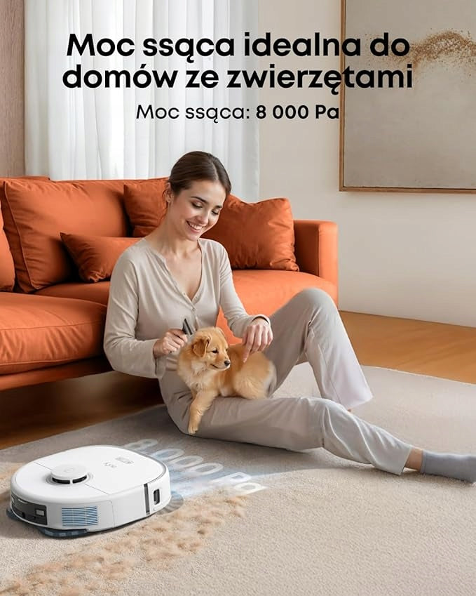 Robot sprzątający eufy RoboVac X10 Omni Mopping Biały