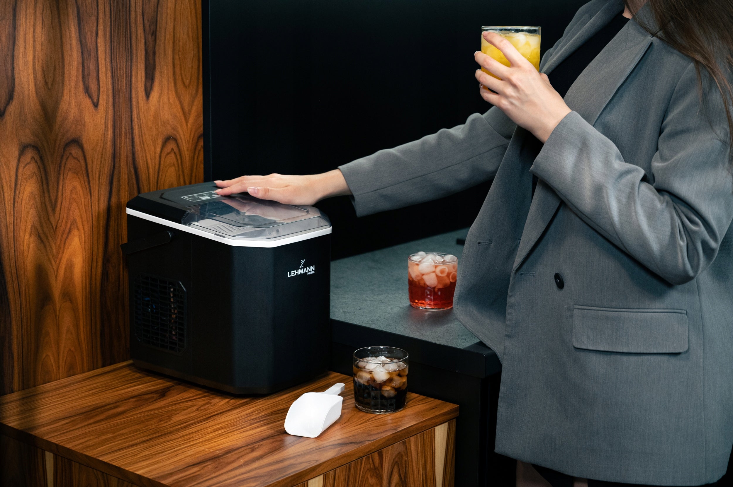 Kostkarka do lodu ICE wydajna szybka cicha maszyna do kostek 12kg +łopatka