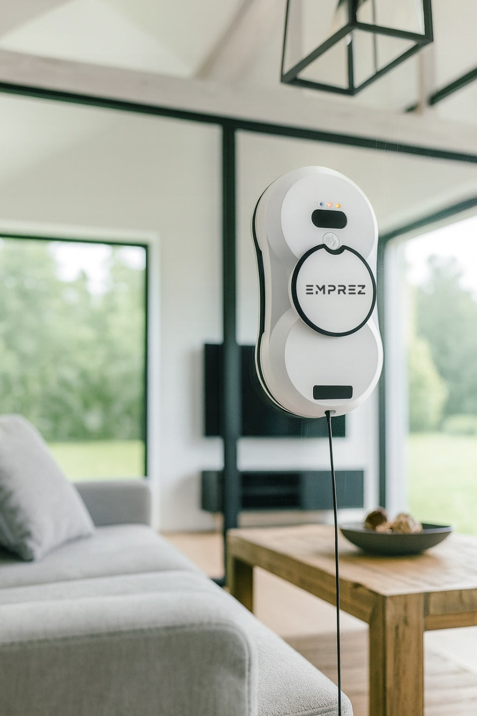 Emprez F19 Robot do mycia szyb i okien 3000Pa | Aplikacja | 4 Spryskiwacze