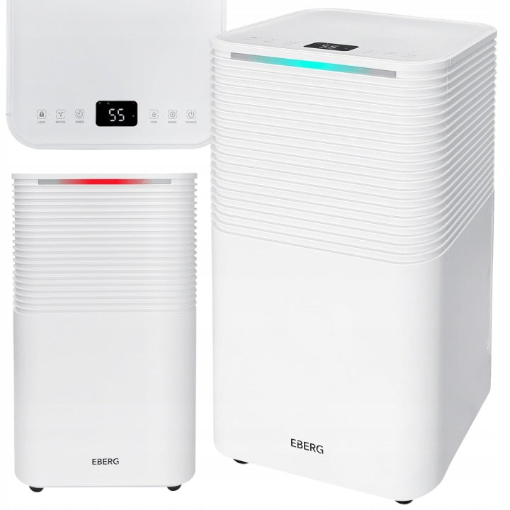 EBERG Osuszacz powietrza EBERG RICO pochłaniacz 12l/24h +WiFi +TIMER +higrostat