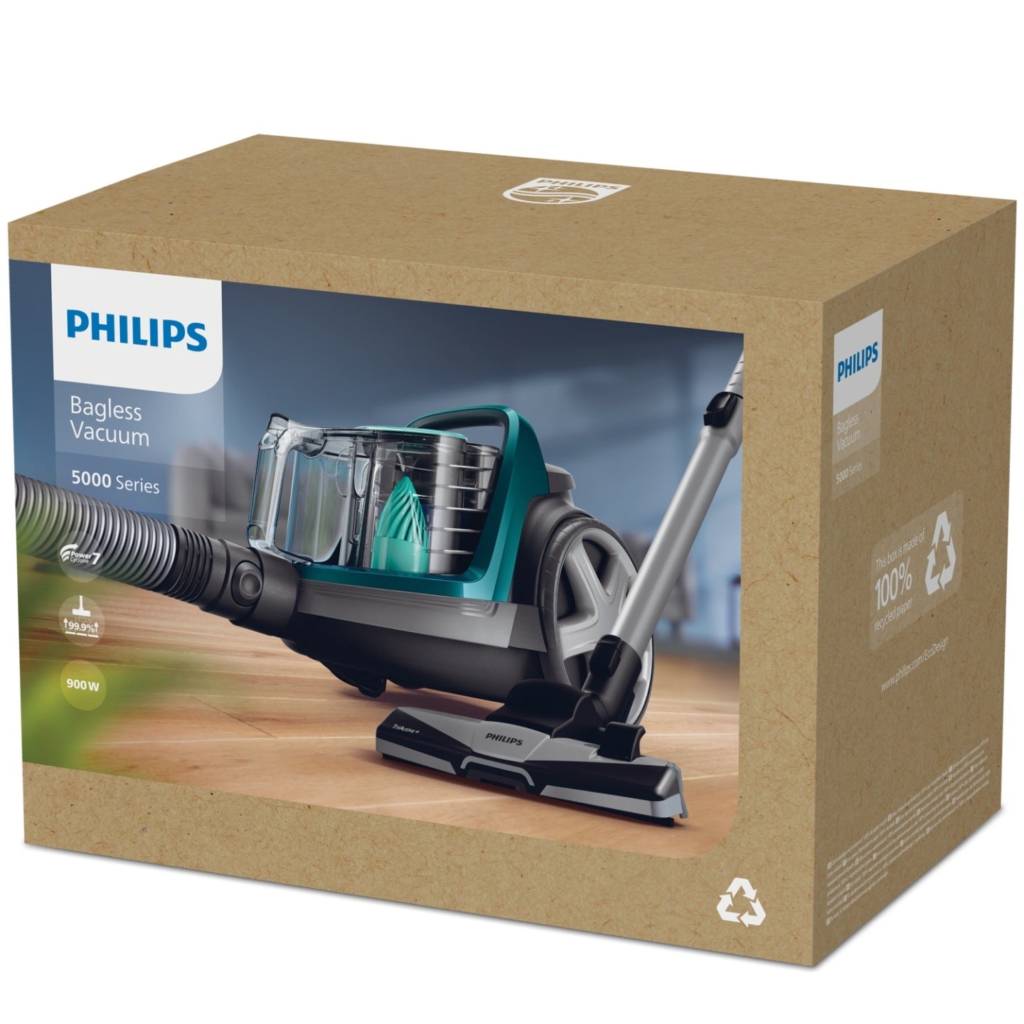 ODKURZACZ BEZWORKOWY PHILIPS PowerPro Compact FC9330/09 900W